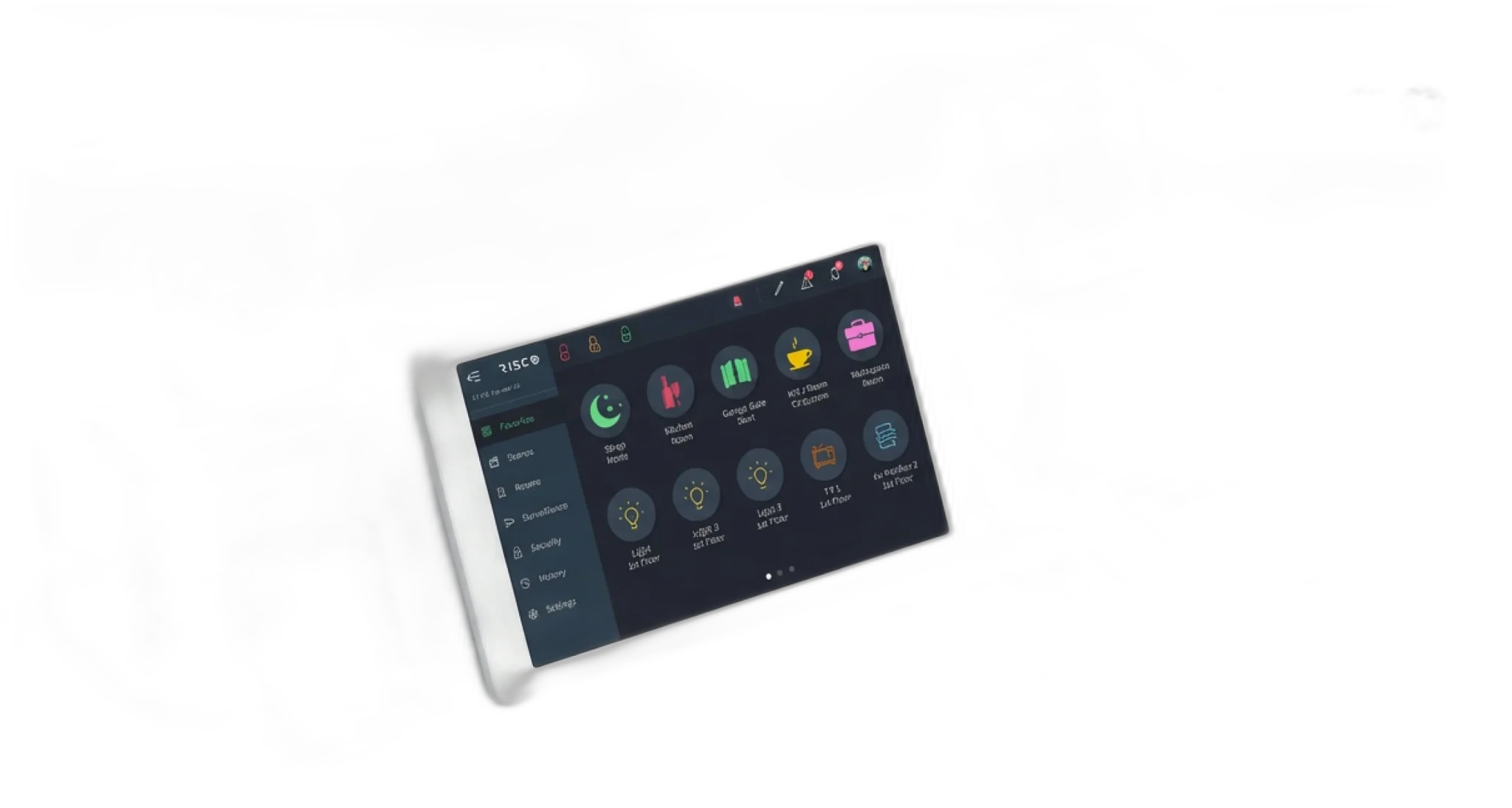 Risco RisControl tablet bedienpaneel